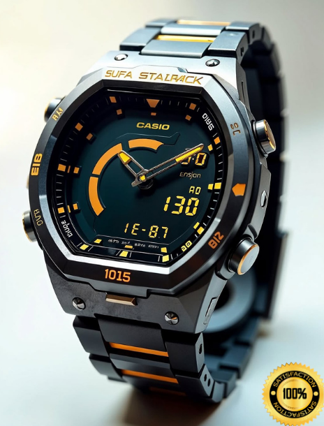 CSS900-SB – Solar Black Star Navigator Watch