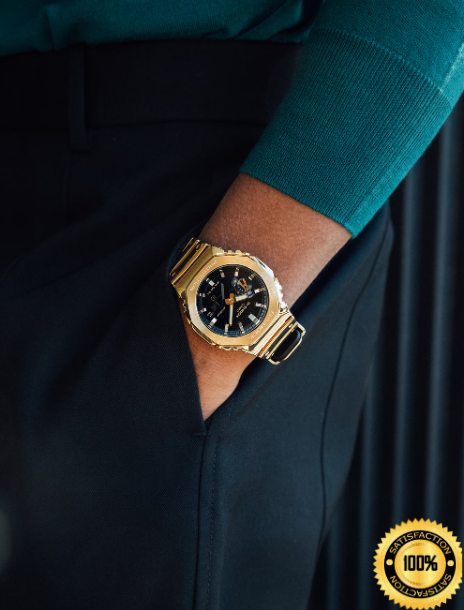 GMB8800-GD – Sovereign Gold Titanium Watch