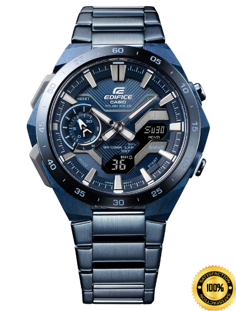 EDS8400-BM – Blue Titanium Navigator Watch